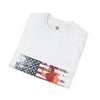 USA Flag Teens T-Shirt, Comfort Summer Wear, Trendy Fashion Tee, Softstyle Tee, Unisex Tee