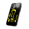 Tough Phone Cases - Durable Protection with Edgy Yellow Design