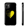 Bold Heart Tough Phone Case - Durable & Stylish Protection for Your Device