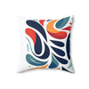 Vibrant Decorative Pillow - Abstract Floral Design for Cozy Homes