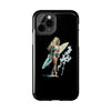 Stylish Beach Vibe Tough Phone Case with Surfing Design