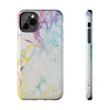 Colorful Marble Tough Phone Case - Durable and Stylish Protection