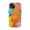 Vibrant Abstract Tough Phone Case | Colorful Protective Cover for Trendsetters