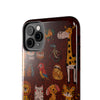 Colorful Animal-Inspired Tough Phone Case - Durable Protection for Animal Lovers