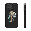 Stylish Beach Vibe Tough Phone Case with Surfing Design