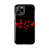 Bold Red Flames Tough Phone Case - Durable Protection for Adventurers