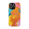 Vibrant Abstract Tough Phone Case | Colorful Protective Cover for Trendsetters