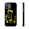 Tough Phone Cases - Durable Protection with Edgy Yellow Design