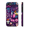 Whimsical Tough Phone Case - Colorful Animal and Floral Design