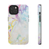 Colorful Marble Tough Phone Case - Durable and Stylish Protection