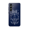 Artistic Tough Phone Case - Tribal Cat Design