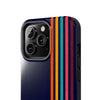 Retro Rainbow Tough Phone Case - Durable Protection for Your Device