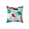 Modern Abstract Decor Pillow | Spun Polyester Square Pillow - Vibrant Geometric Design for Home Accent