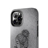 Stylish Tough Phone Cases with Artful Line Drawing - Perfect Gift for Teens and Young Adults