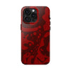 Bold Red Abstract Tough Phone Case - Durable & Unique Protection