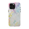 Colorful Marble Tough Phone Case - Durable and Stylish Protection