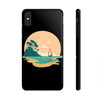 Tough Phone Case - Serene Sailing Sunset Design