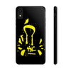 Tough Phone Cases - Durable Protection with Edgy Yellow Design