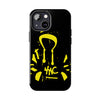 Tough Phone Cases - Durable Protection with Edgy Yellow Design