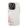 Artistic Tough Phone Cases - Vibrant Watercolor Splash Design