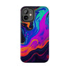 Vibrant Abstract Tough Phone Cases - Shockproof Protection with Colorful Design