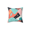 Boho Abstract Decorative Pillow - Modern Art Design for Cozy Homes