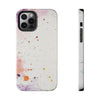 Artistic Tough Phone Cases - Vibrant Watercolor Splash Design