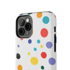 Colorful Polka Dot Tough Phone Case - Durable & Stylish for Everyday Use