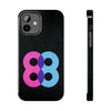 Bold Number 88 Tough Phone Case - Durable Protection with Vibrant Design