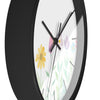 Floral Garden Wall Clock - Charming Home Decor for Nature Lovers