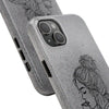 Stylish Tough Phone Cases with Artful Line Drawing - Perfect Gift for Teens and Young Adults