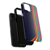 Retro Rainbow Tough Phone Case - Durable Protection for Your Device