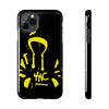 Tough Phone Cases - Durable Protection with Edgy Yellow Design