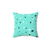 Modern Terrazzo Print Pillow | Stylish Spun Polyester Cushion for Home Decor