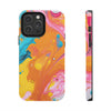 Vibrant Abstract Tough Phone Case | Colorful Protective Cover for Trendsetters