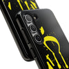 Tough Phone Cases - Durable Protection with Edgy Yellow Design