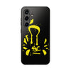 Tough Phone Cases - Durable Protection with Edgy Yellow Design