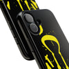 Tough Phone Cases - Durable Protection with Edgy Yellow Design