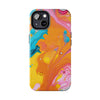 Vibrant Abstract Tough Phone Case | Colorful Protective Cover for Trendsetters