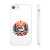 Boho Chic Flexi Case - Hand Gesture & Floral Design