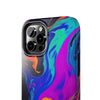 Vibrant Abstract Tough Phone Cases - Shockproof Protection with Colorful Design