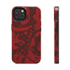 Bold Red Abstract Tough Phone Case - Durable & Unique Protection