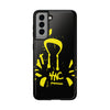 Tough Phone Cases - Durable Protection with Edgy Yellow Design