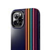 Retro Rainbow Tough Phone Case - Durable Protection for Your Device