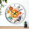 Solar System Wall Clock - Planetary Decor for Astronomy Lovers