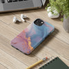 Elegant Marble Design Tough Phone Case - Stylish & Durable Protective Cover