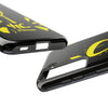 Tough Phone Cases - Durable Protection with Edgy Yellow Design