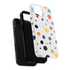 Colorful Polka Dot Tough Phone Case - Durable & Stylish for Everyday Use