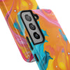 Vibrant Abstract Tough Phone Case | Colorful Protective Cover for Trendsetters