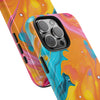 Vibrant Abstract Tough Phone Case | Colorful Protective Cover for Trendsetters